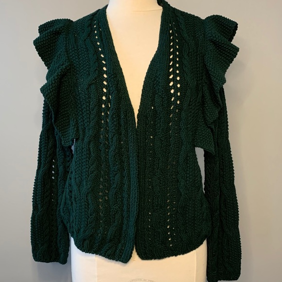 Nwt Universal Thread Ruffle Cardigan 